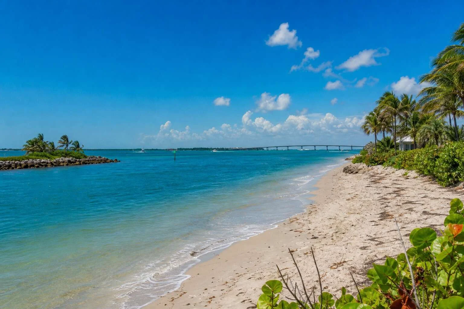 Fort Pierce beach in St. Lucie County, Florida
