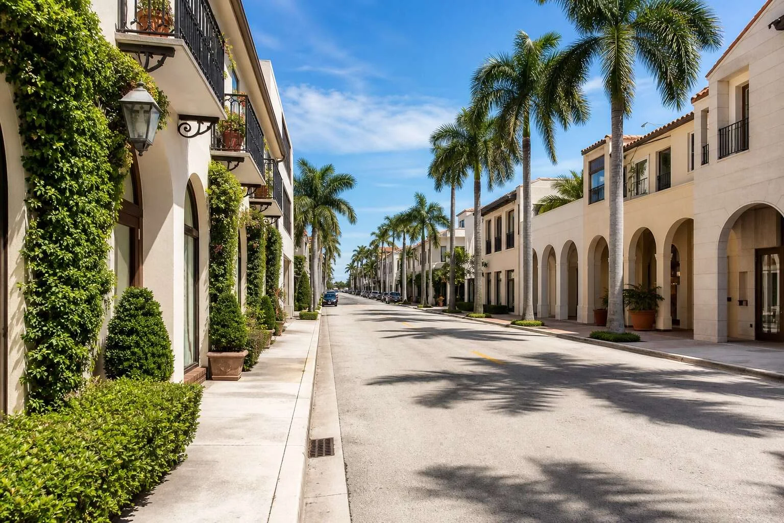 Worth Avenue in Palm Beach, Palm Beach County, Florida